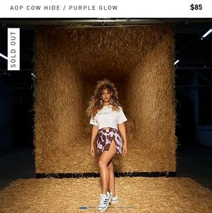 IVY PARK Cow print skirt